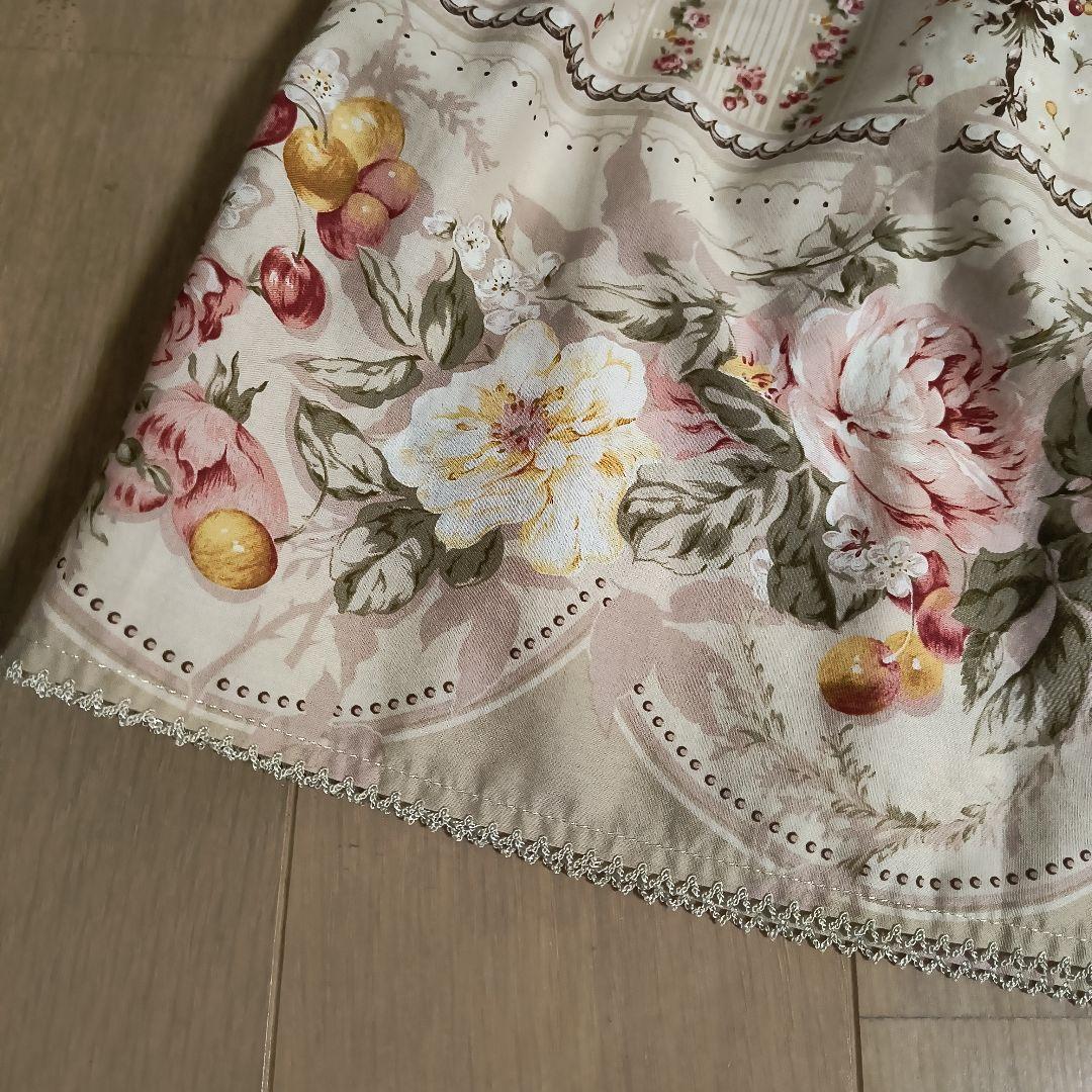 PINK HOUSE 花柄ノースリーブ綿ローンロングワンピース（未使用、保管品）