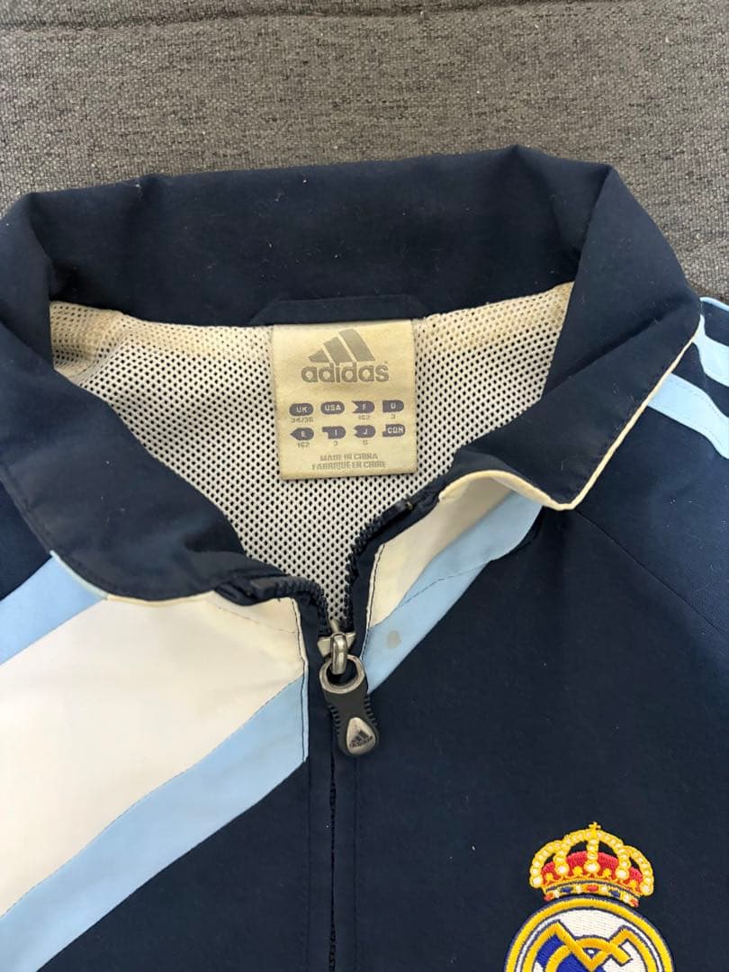 激レア　00s adidas レアルマドリード　セットアップ　ウィンドブレイカー