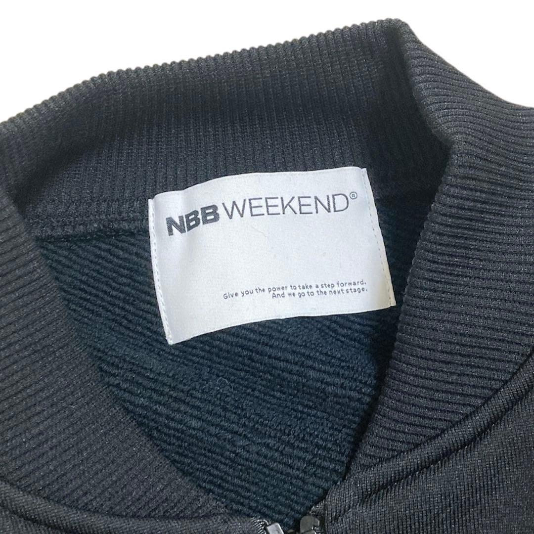 nbb weekend ジップアップジャケット　ゴルフ　アウター　サイズ1 黒