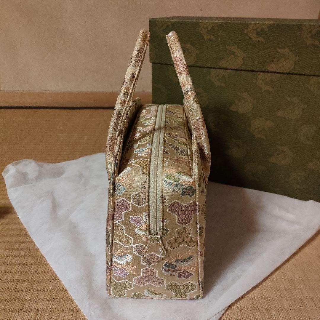 和装用ハンドバッグ 多色 和風模様 箱付き