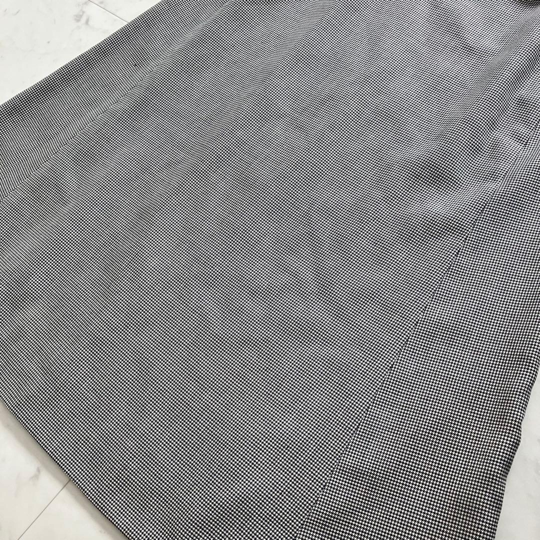 美品 ダーマコレクション ワンピース 千鳥格子柄 11AR カシミヤシルク