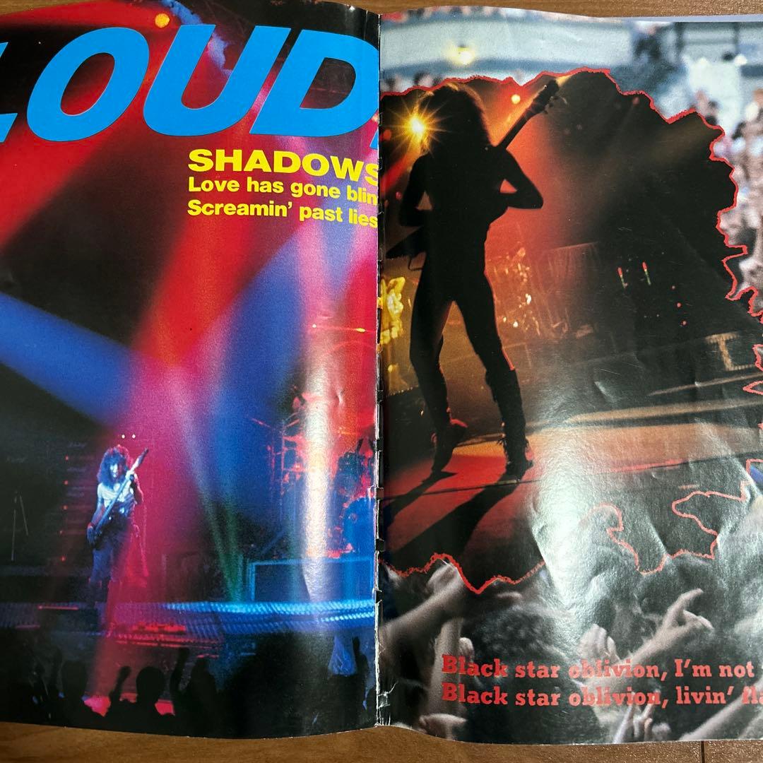 LOUDNESS ラウドネス　シャドウズ・オブ・ウォー　バンドスコア　初版　譜面