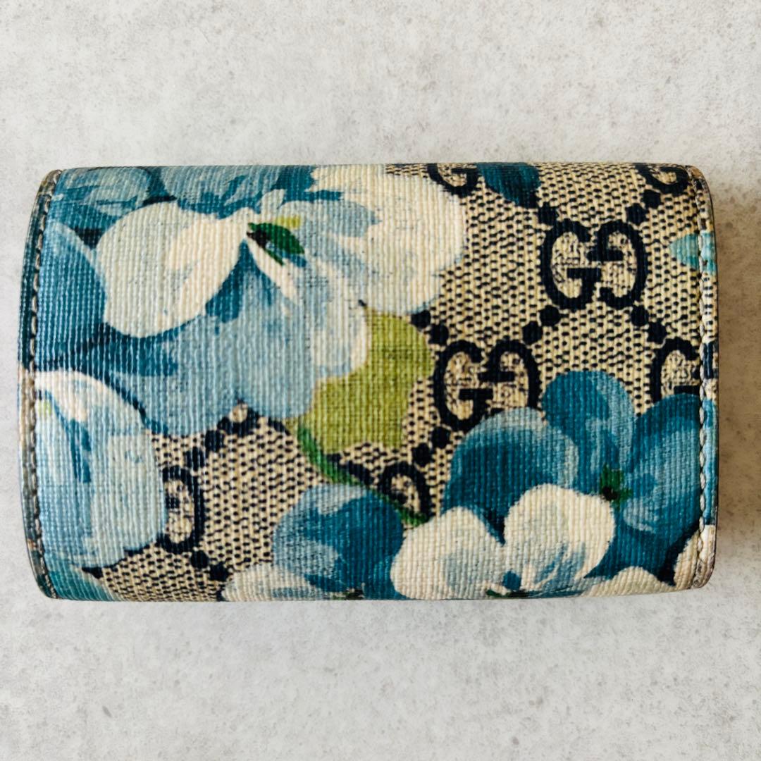 【希少】GUCCI GGブルームス ６連キーケース 花柄 GGスプリーム