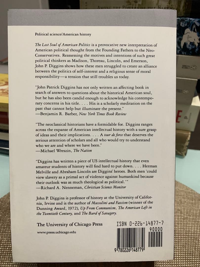 洋書 The Lost Soul of American Politics