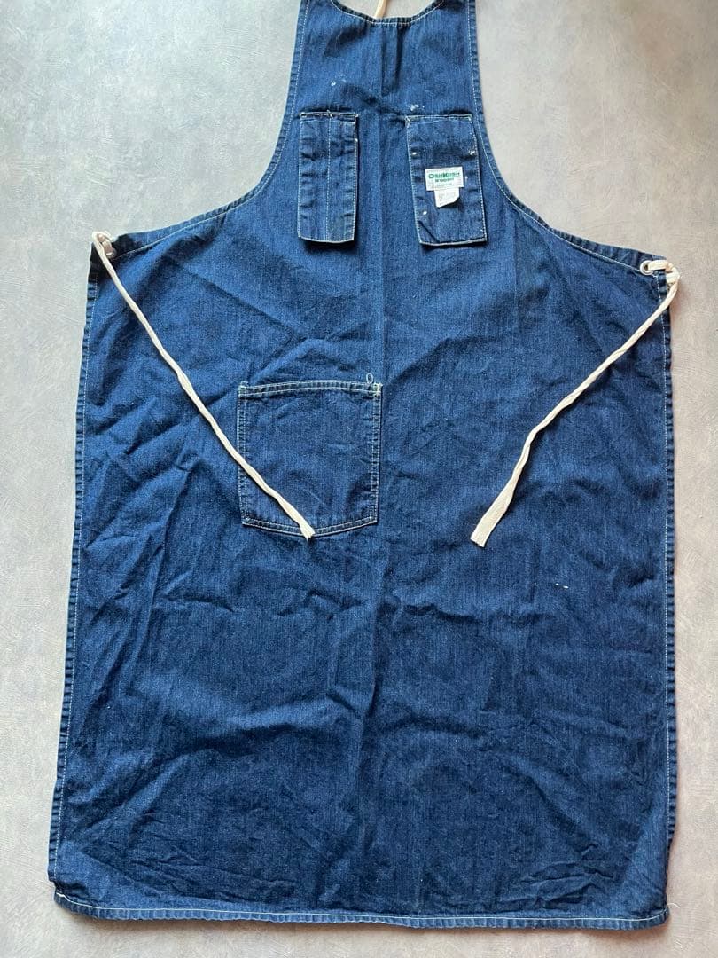 エプロン・三角巾 60s OSHKOSH B'GOSH Denim Work Apron