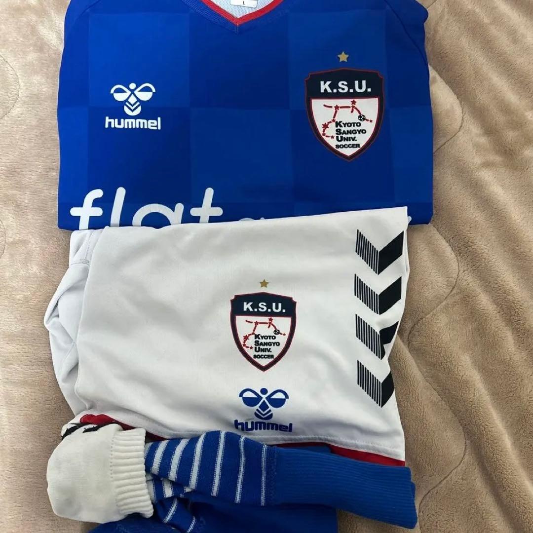京都産業大学サッカー部公式ユニフォーム2025年　青白セット　アクティバイタル付