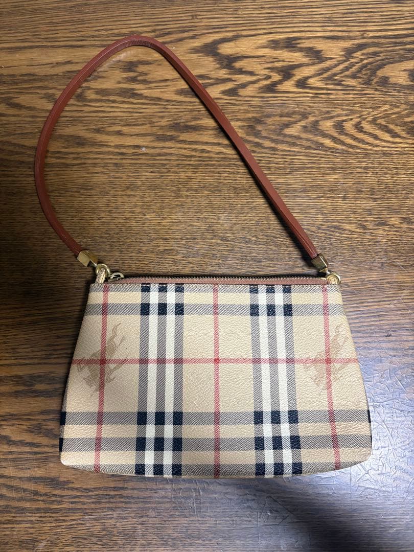 BURBERRY（バーバリー） ポーチ PVC ベージュ バッグ