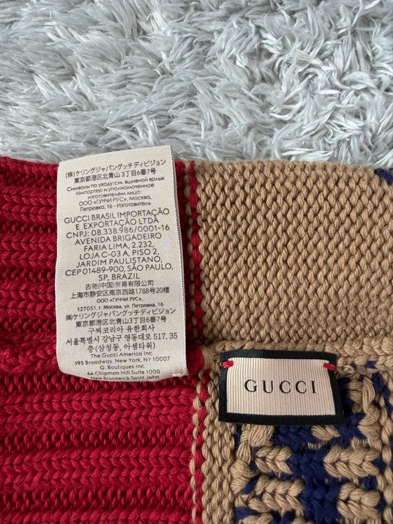 大特価‼️GUCCI グッチ 帽子 ニット帽 597636 GGコットン　キャップ