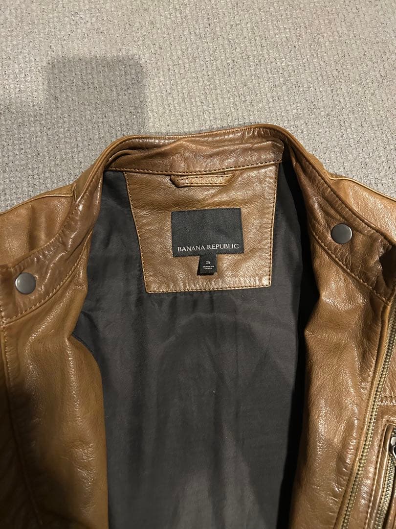 BANANA REPUBLIC ブラウン レザージャケット
