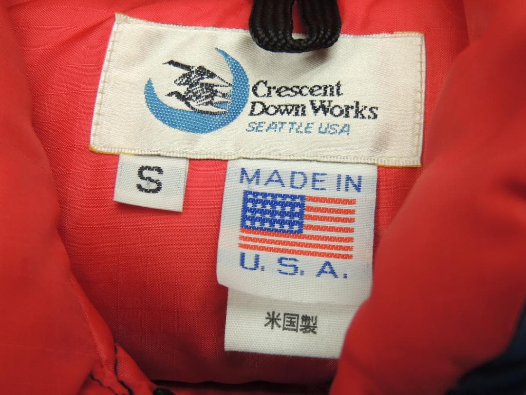 Sサイズ Crescent Down Works Down Vest USA製