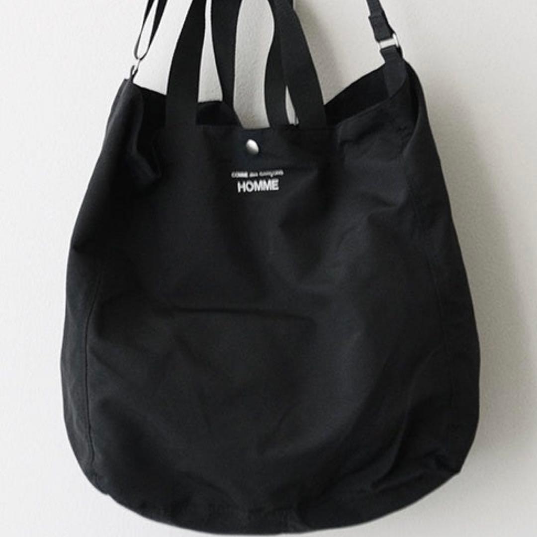 【完売品】COMME des GARÇONS HOMME ブラックトートバッグ