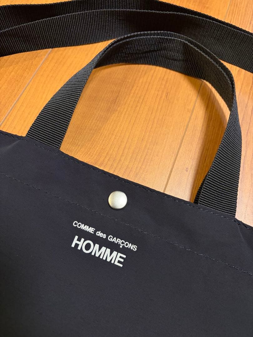【完売品】COMME des GARÇONS HOMME ブラックトートバッグ
