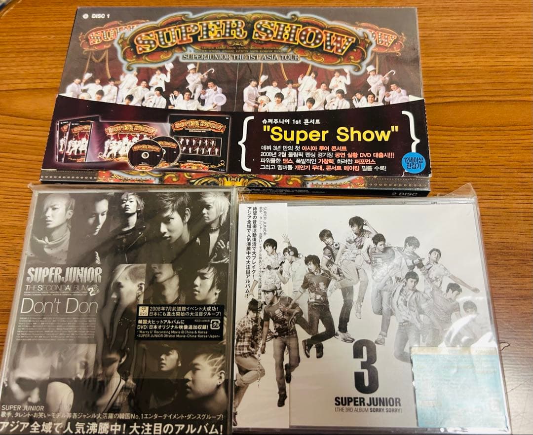super junior SUPER SHOW DVD CD セット売り