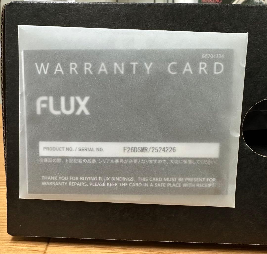 FLUX F26DSMR ビンディング Mサイズ M.RED