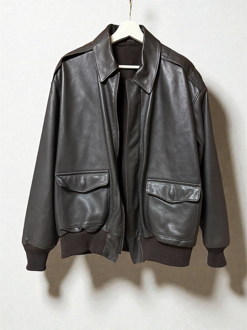 ゆ*け様 COMOLI 23ss シープスキンA2レザージャケット size:2