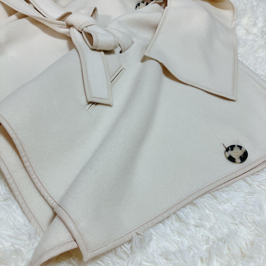 【SNIDEL×新木優子×sweet】ポンチョコート　ホワイト 完売品 ケープ