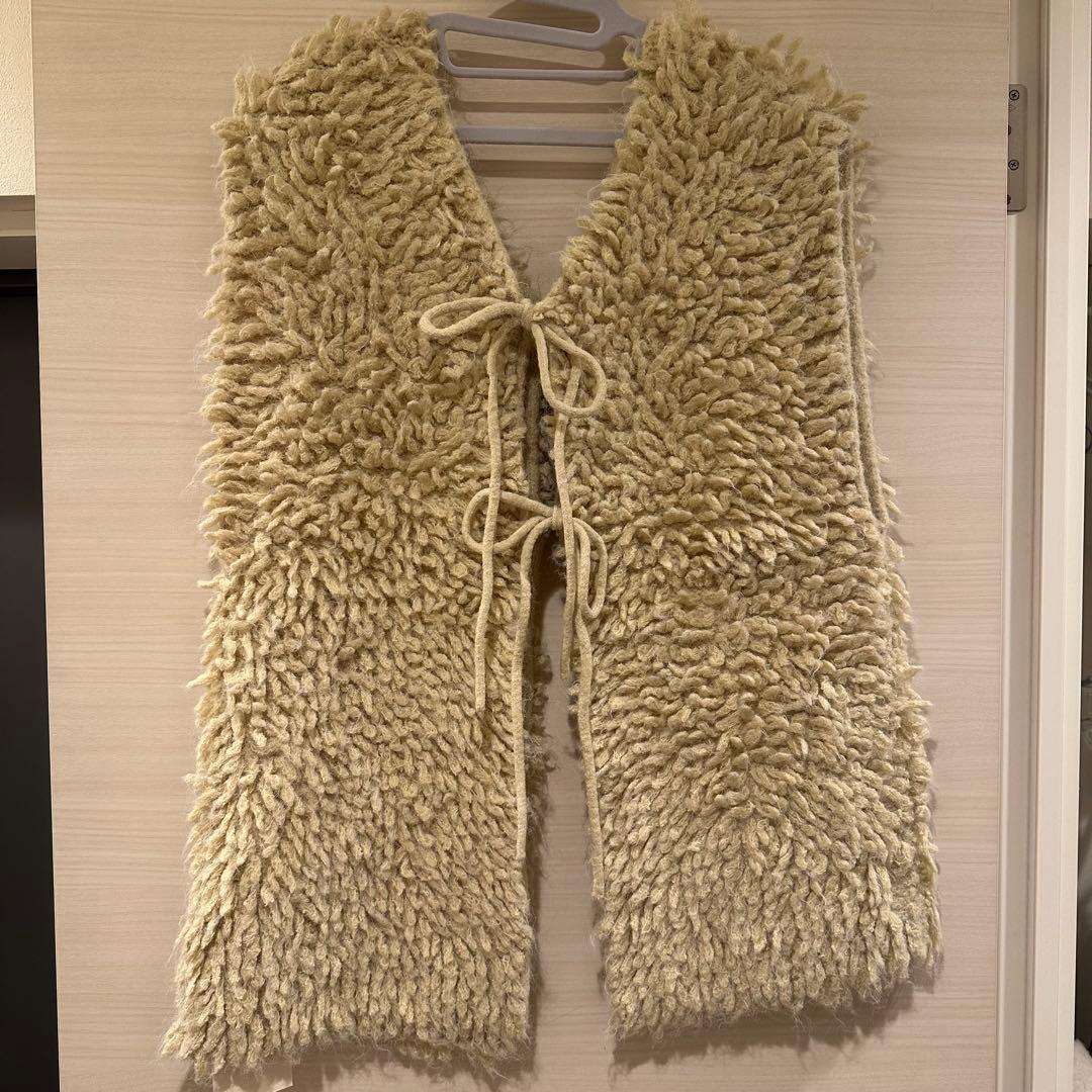 【Eaphi】新品未使用 2way loop vest beige