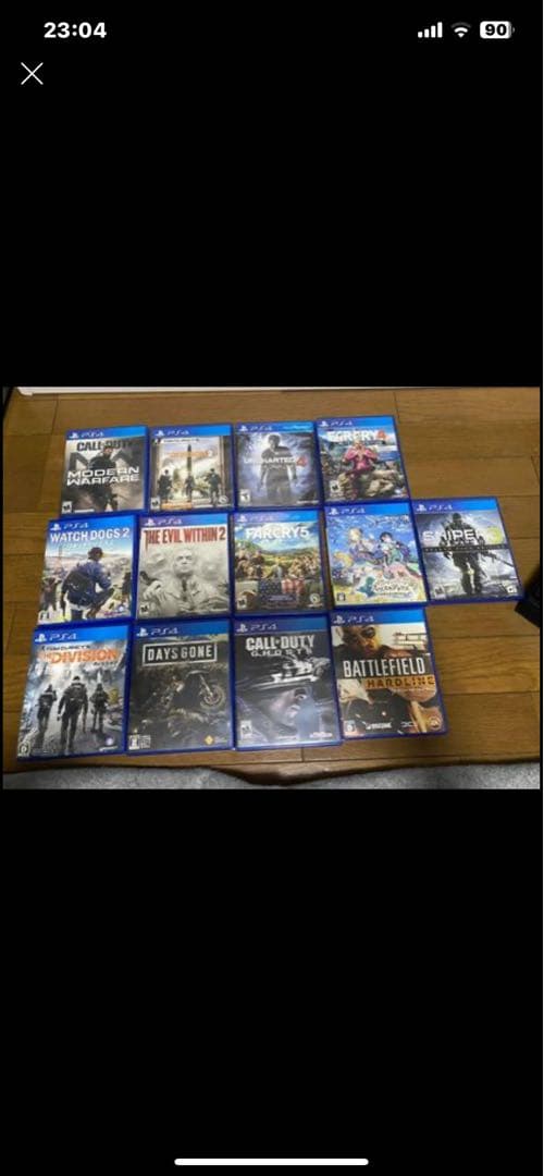 ps4本体＋13ソフト中古