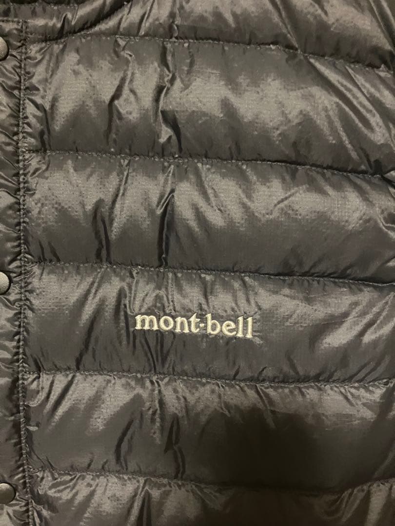 mont-bell スペリオダウン ラウンドネックベスト メンズ ブラック…L