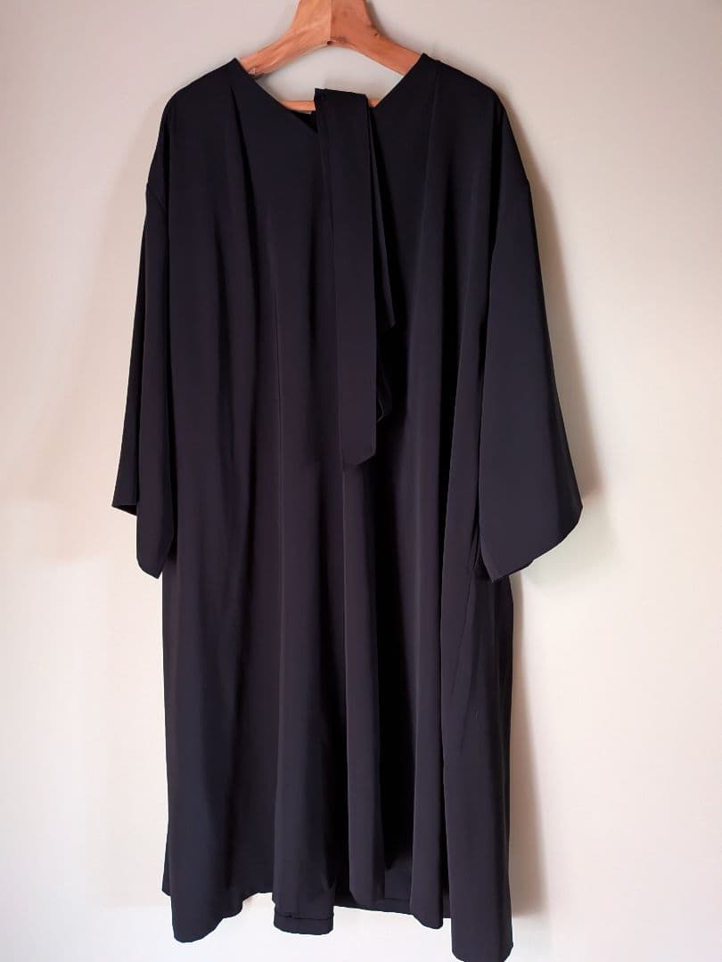 foufou　THE DRESS #7 drape v neck dress