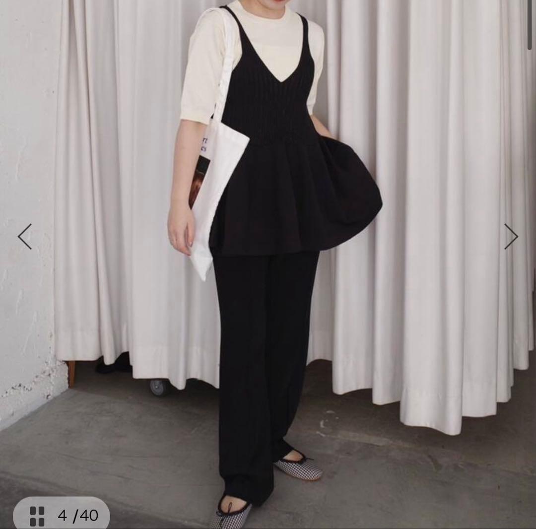 スローブイエナ　SLOBE IENA ペプラムビスチェ