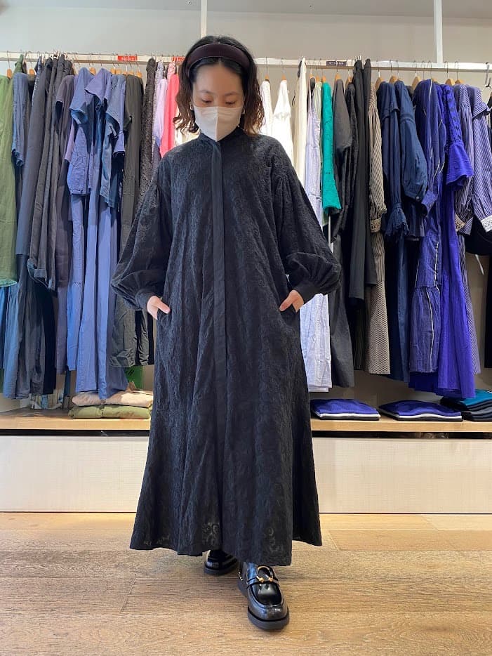 新品 ヌキテパ C.VOILE FULL EMB SHIRTS DRESS