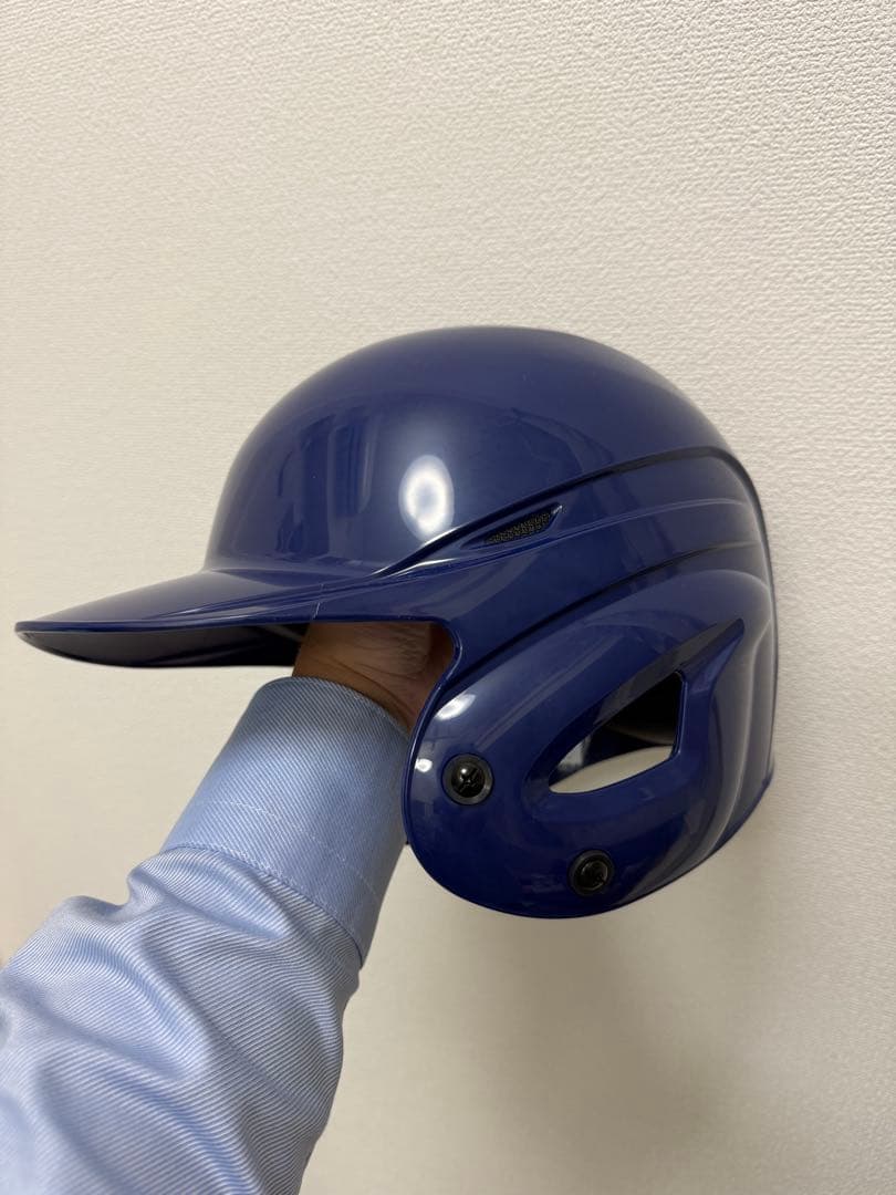 Mizuno ミズノ ヘルメット 軟式用 Mサイズ 両耳 パステルネイビー