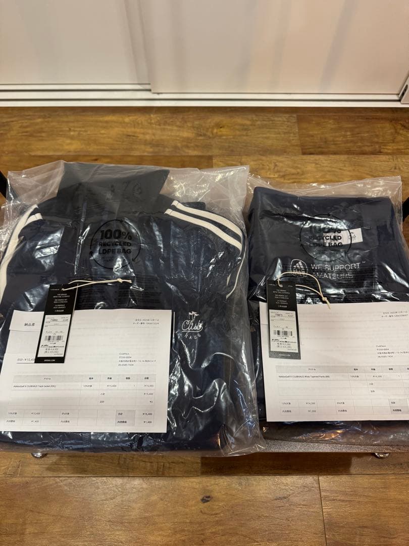 adidas golf × clubhaus セットアップ　美品　クラブハウス