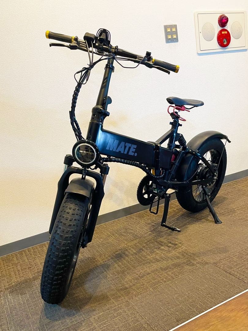 MATE 折りたたみ自転車 ブラック