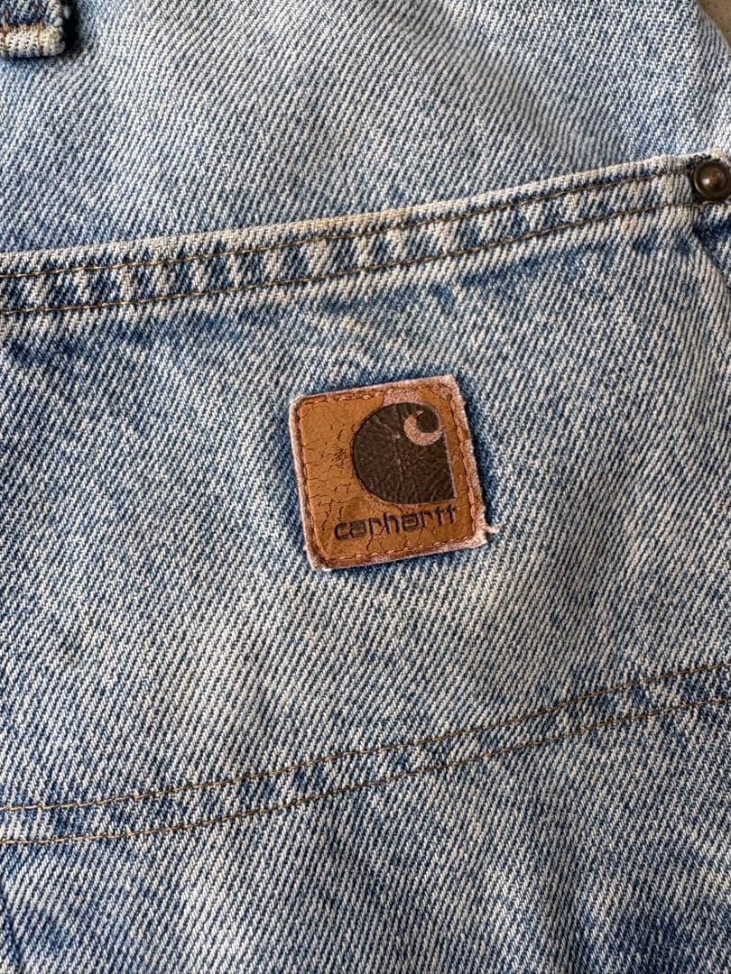 【希少】00s Carhartt ダブルニーデニムペインターパンツW44 L30