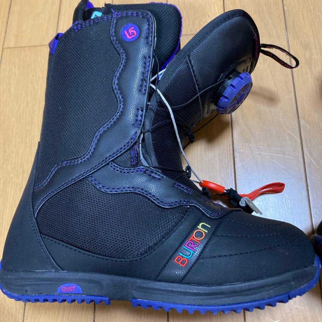 BURTON BOA スノーボードブーツ 黒/紫