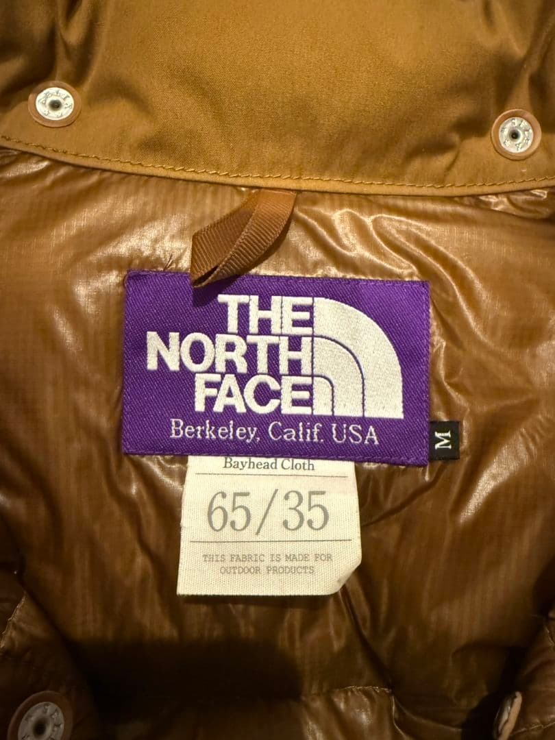 THE NORTH FACE　パープルレーベルフーデッドシェラダウンベスト M