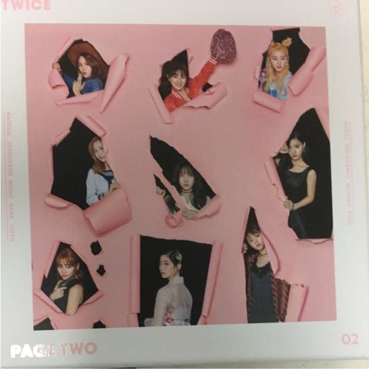 TWICEサナ直筆サイン入りページツー