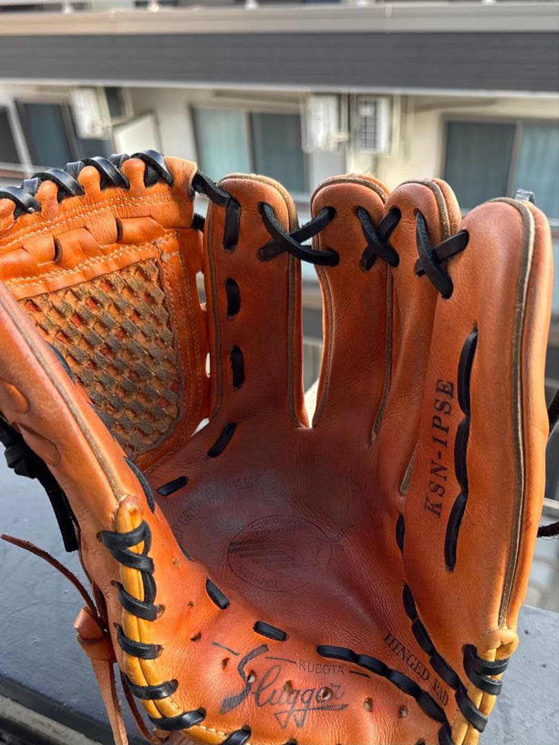 【グラブケース付き】久保田スラッガー　一般軟式内野手用グラブ