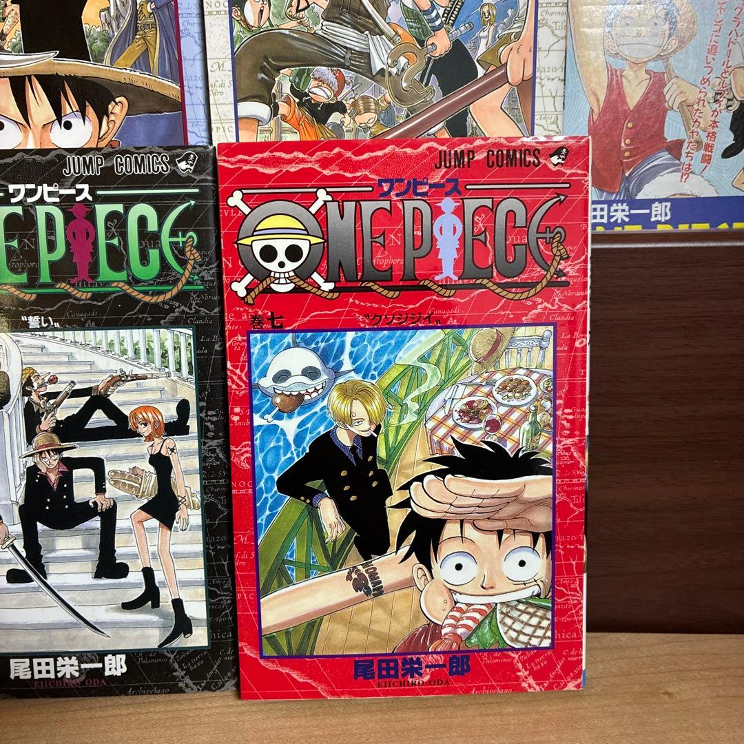 【初版】ワンピース　コミックスニュース　4巻 5巻 6巻 7巻