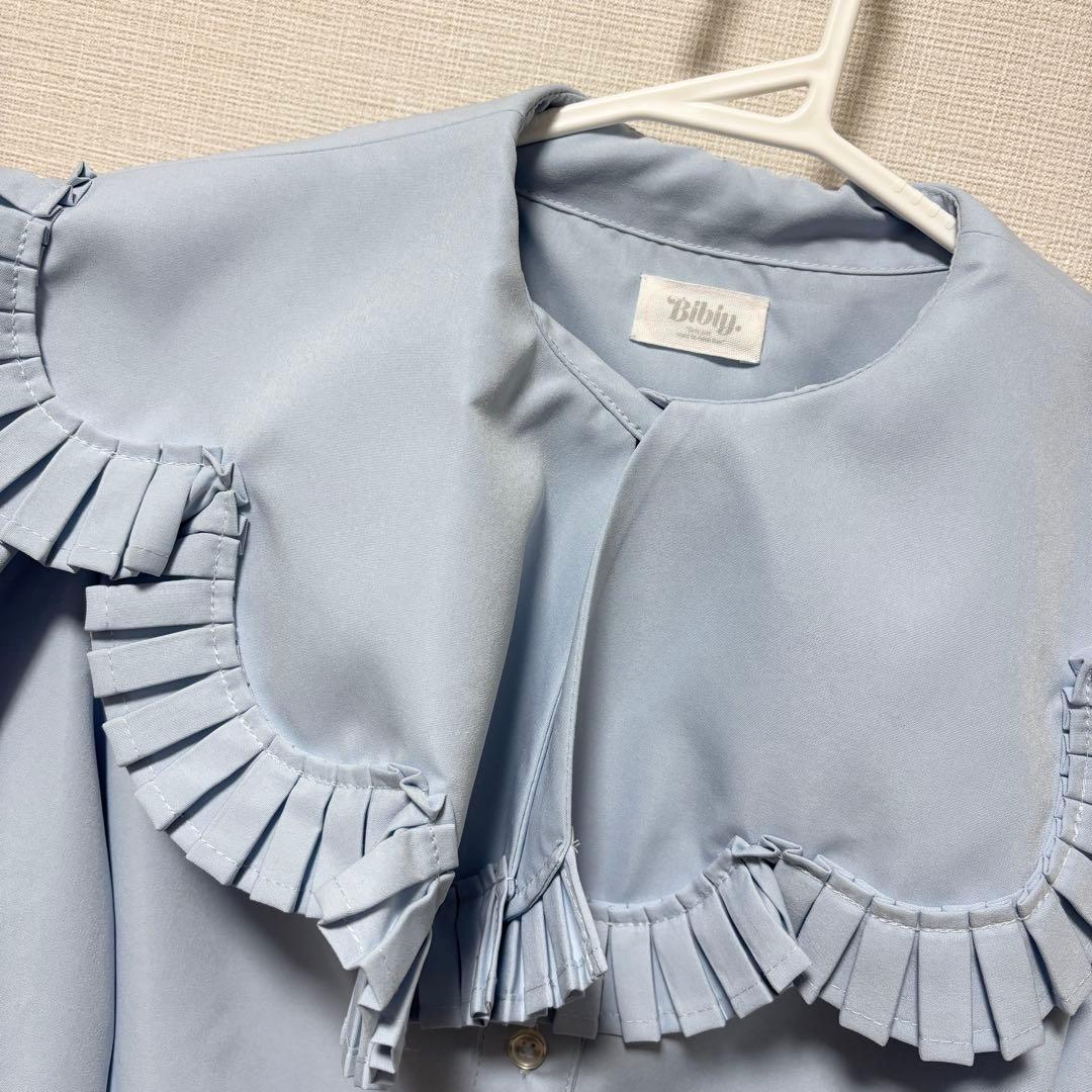 トップス Bibiy. FRANCESCA BLOUSE BLUE