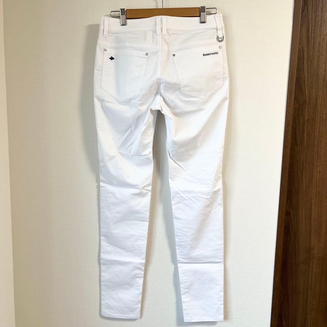 【未使用品】パーリーゲイツ ゴルフ パンツ 2 ホワイト 白 レディース
