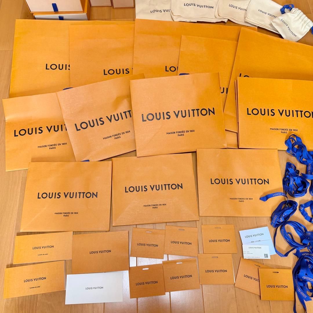 LOUIS VUITTON ルイヴィトン 空箱 8箱 紙袋 説明書 リボン