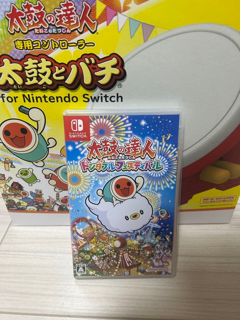 Nintendo Switch 太鼓の達人　ドンダフルフェスティバル　太鼓とバチ