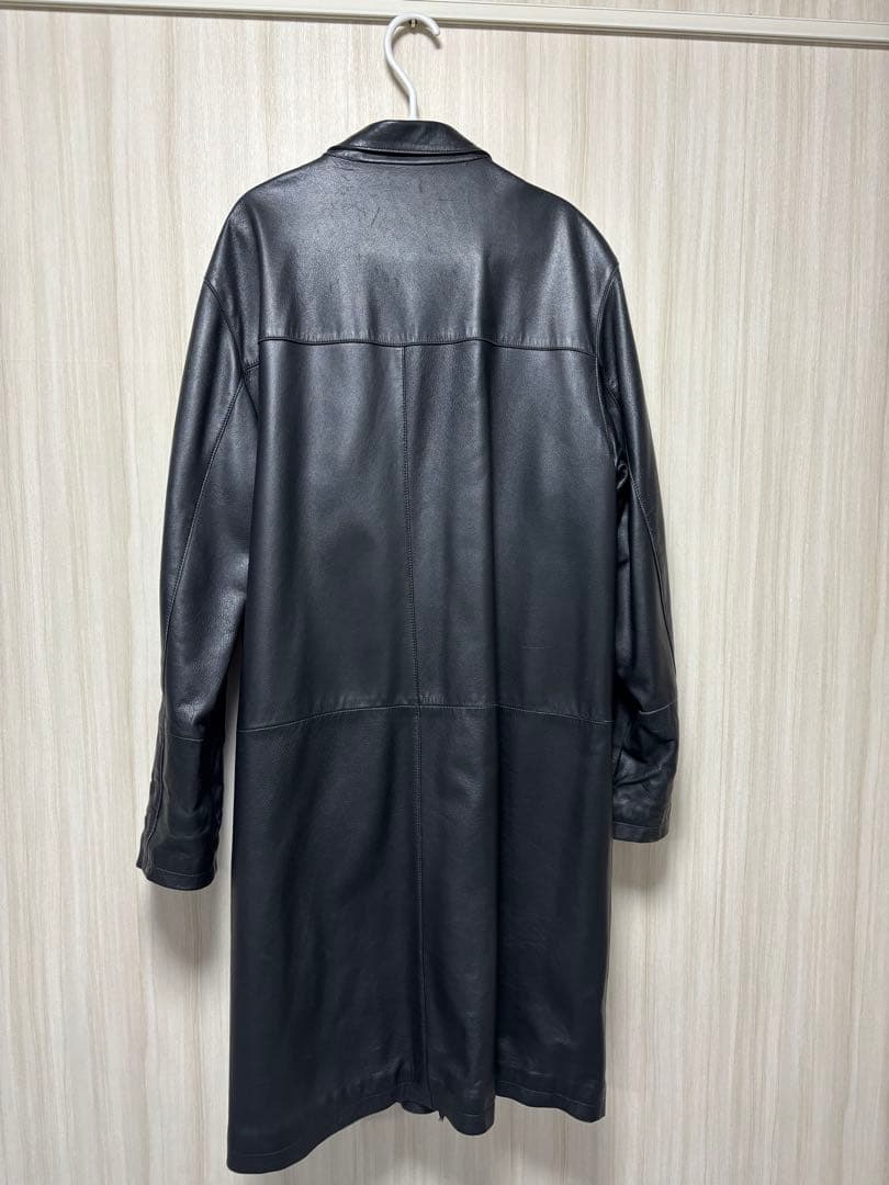 Olivierstrejji オリビアストレッリ　ラムレザー　ロングコート
