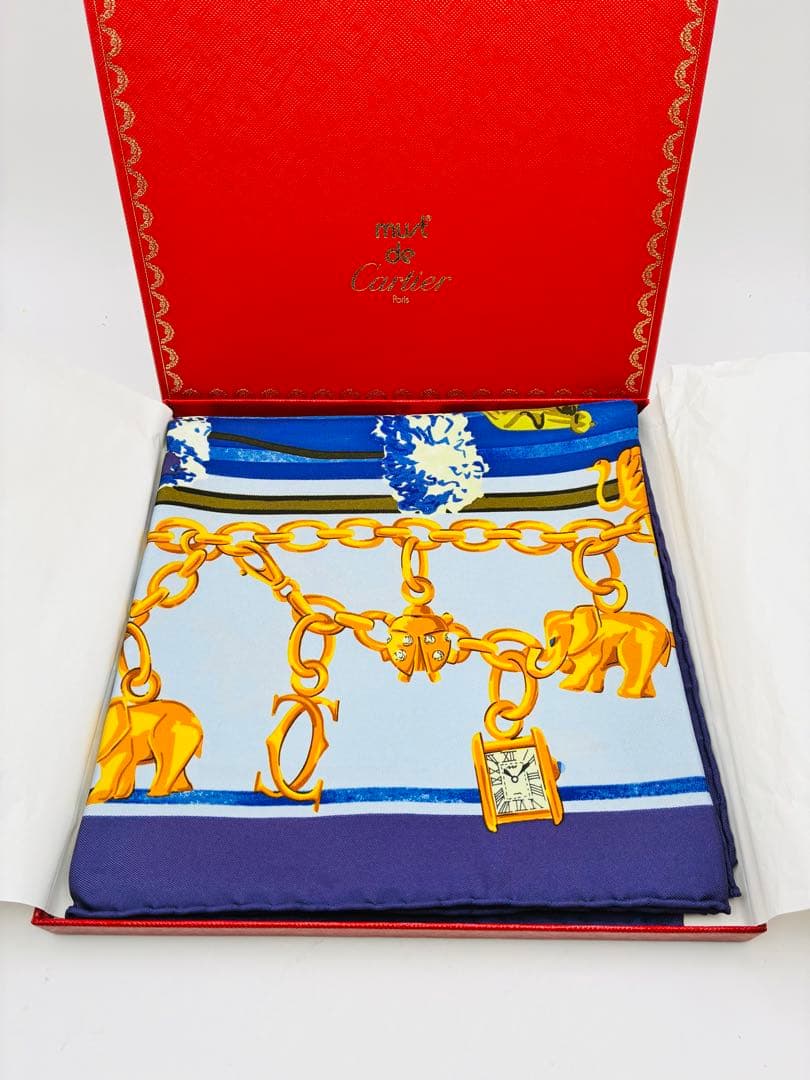 Cartier シルクスカーフ　大判