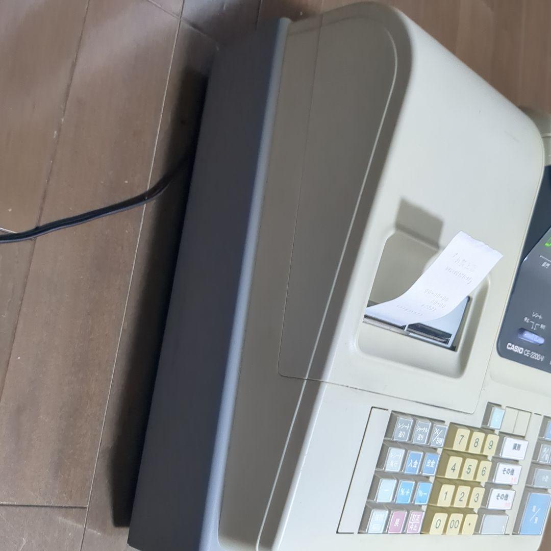 CASIO CE-2200-V レジスター 本体と付属品