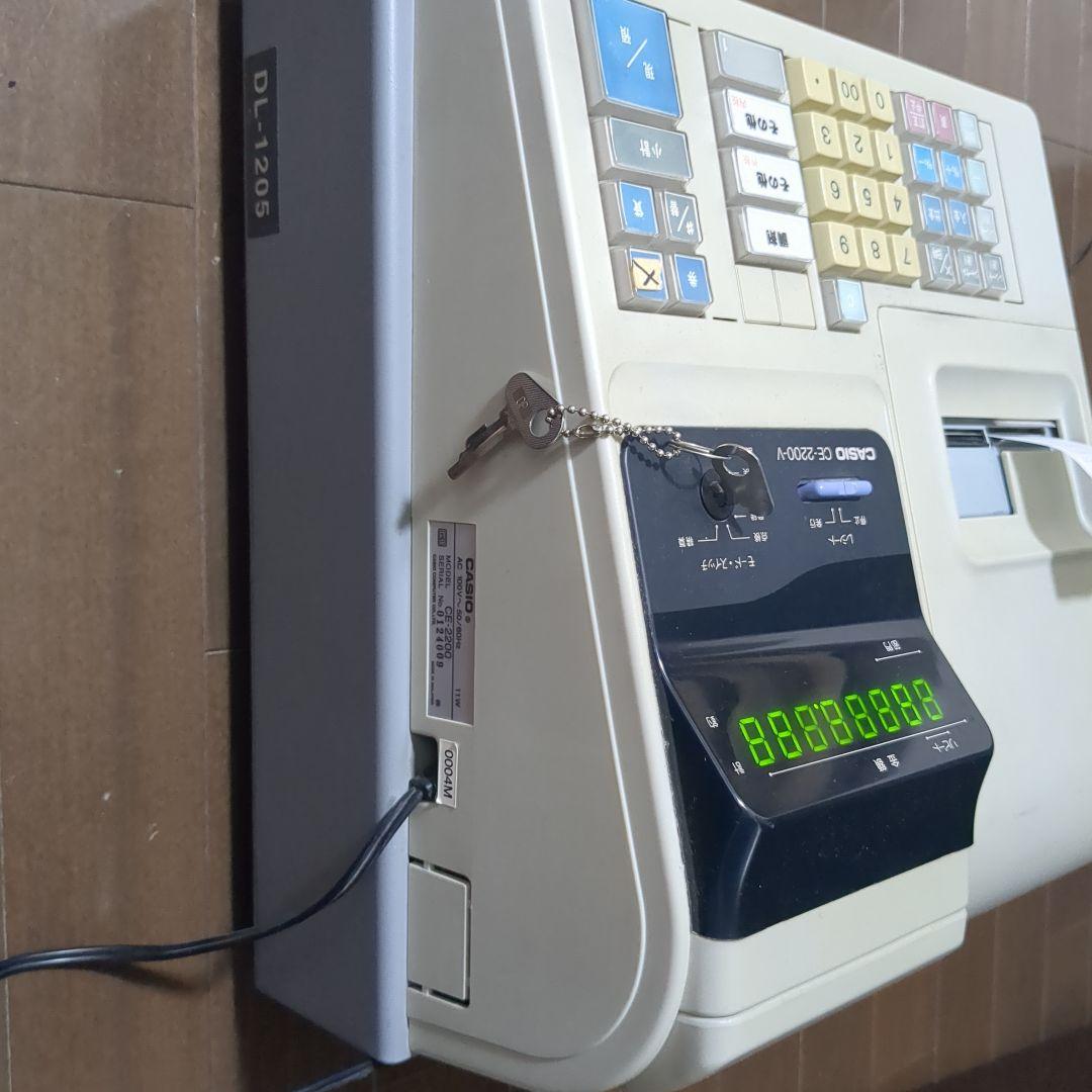 CASIO CE-2200-V レジスター 本体と付属品