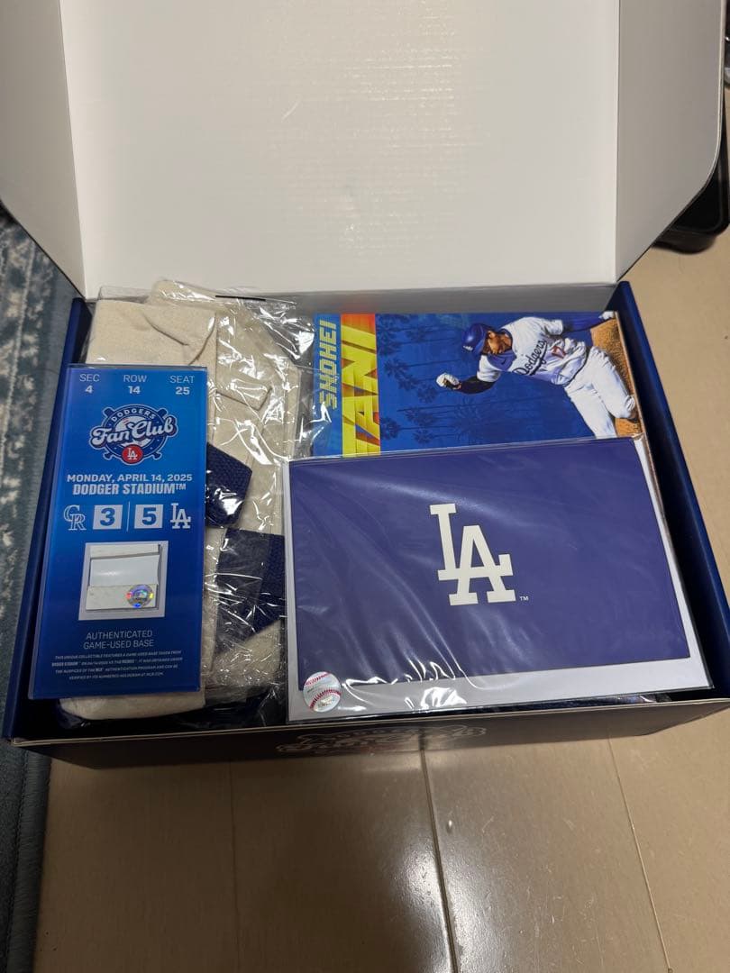 ロサンゼルス・ドジャース　ファンクラブ入会特典BOX