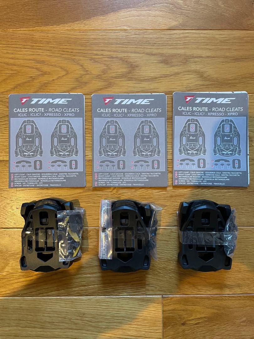 【新品未使用】正規品TIME Road Cleats 3セット