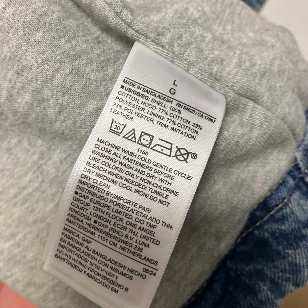 【美品】GAP × MADHAPPYフード付きデニムジャケット L
