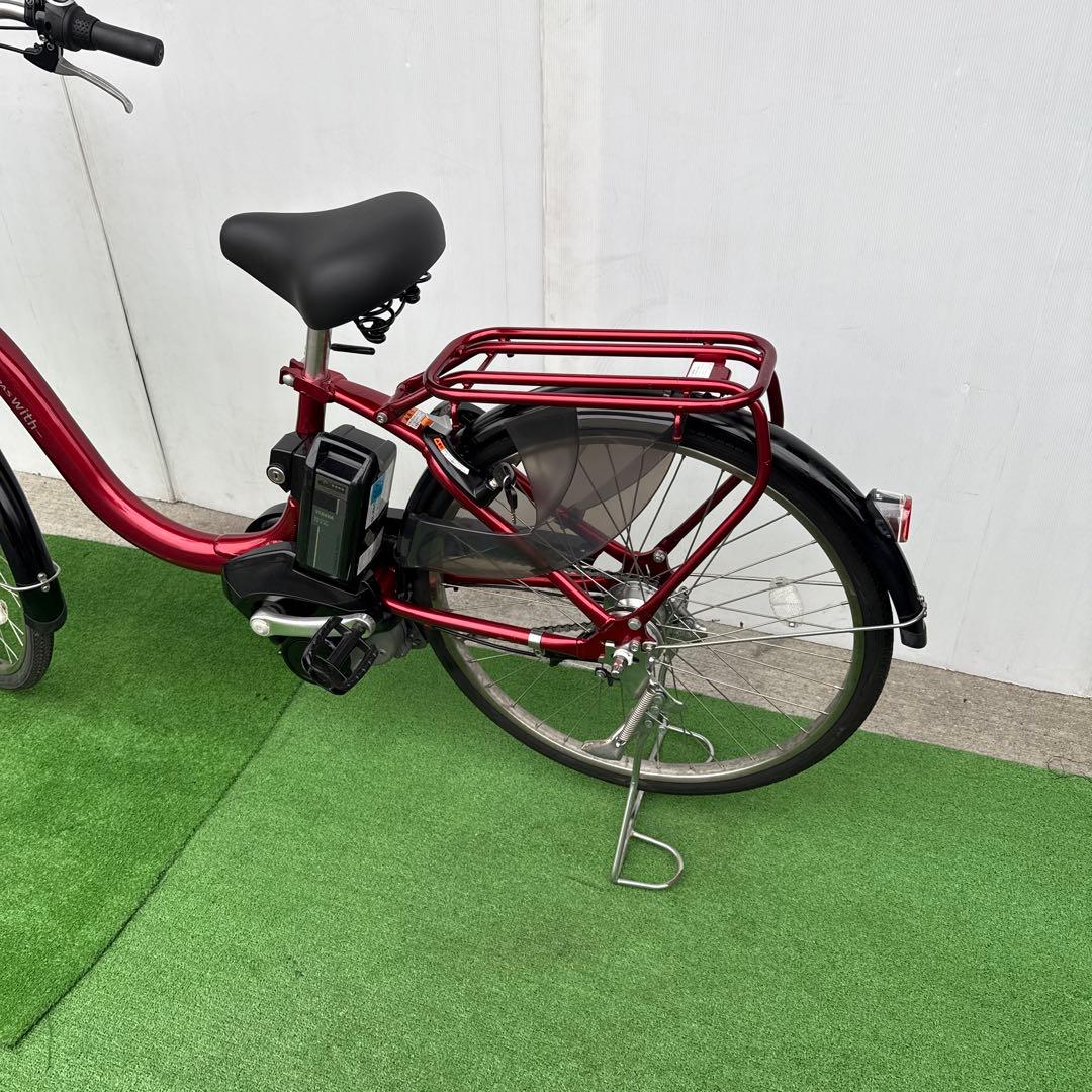 YAMAHAヤマハW ith 電動アシスト自転車24インチ 12.3Ah レッド
