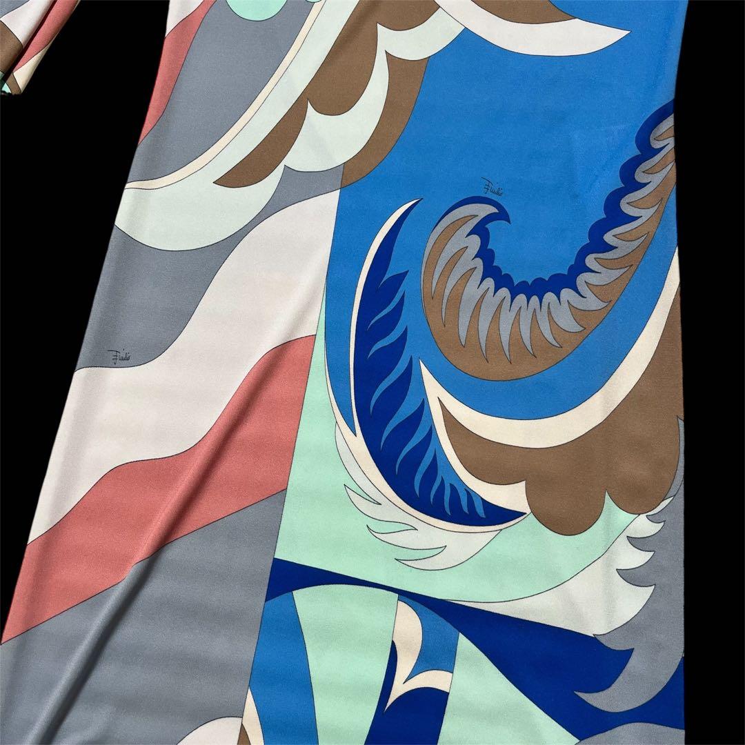エミリオプッチEMILIO PUCCI 長袖タイトドレスワンピースサイズXS