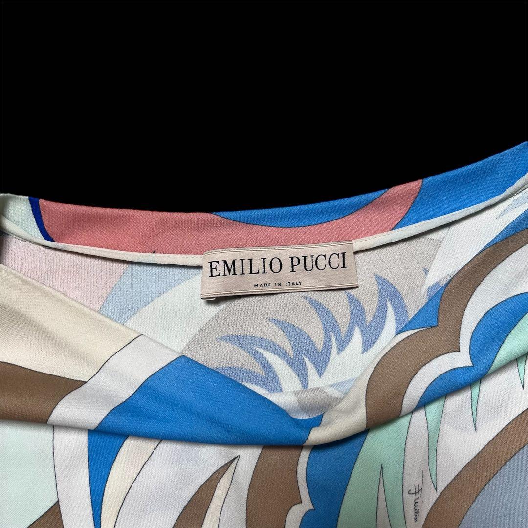 エミリオプッチEMILIO PUCCI 長袖タイトドレスワンピースサイズXS