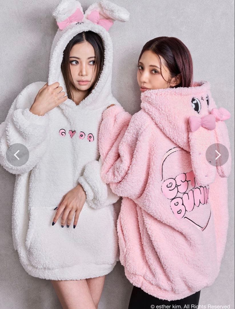 【Esther Bunny×GYDA】BIG ボアパーカー